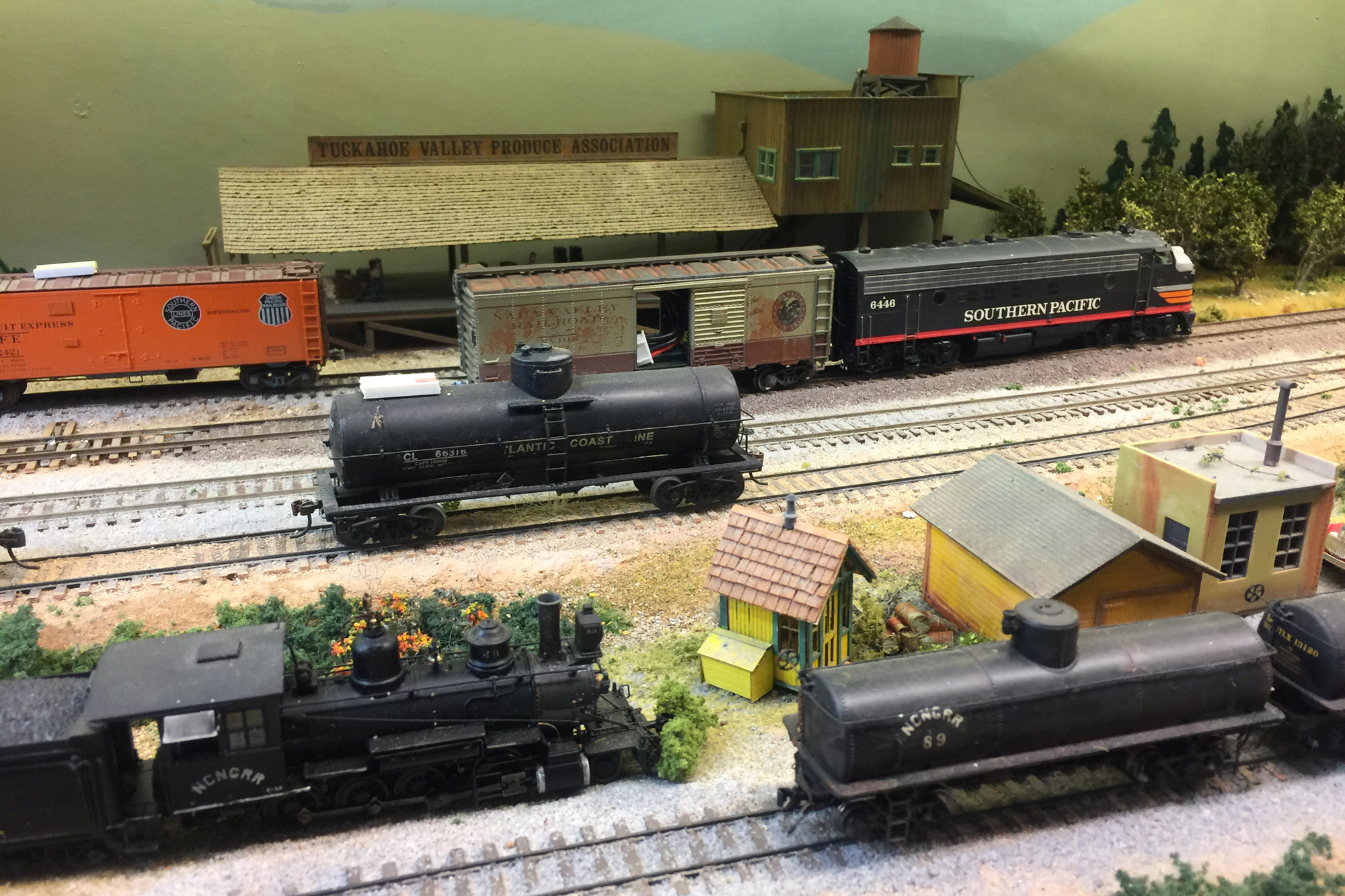 HO scale Dead Rail model layout by San Diego Division member.