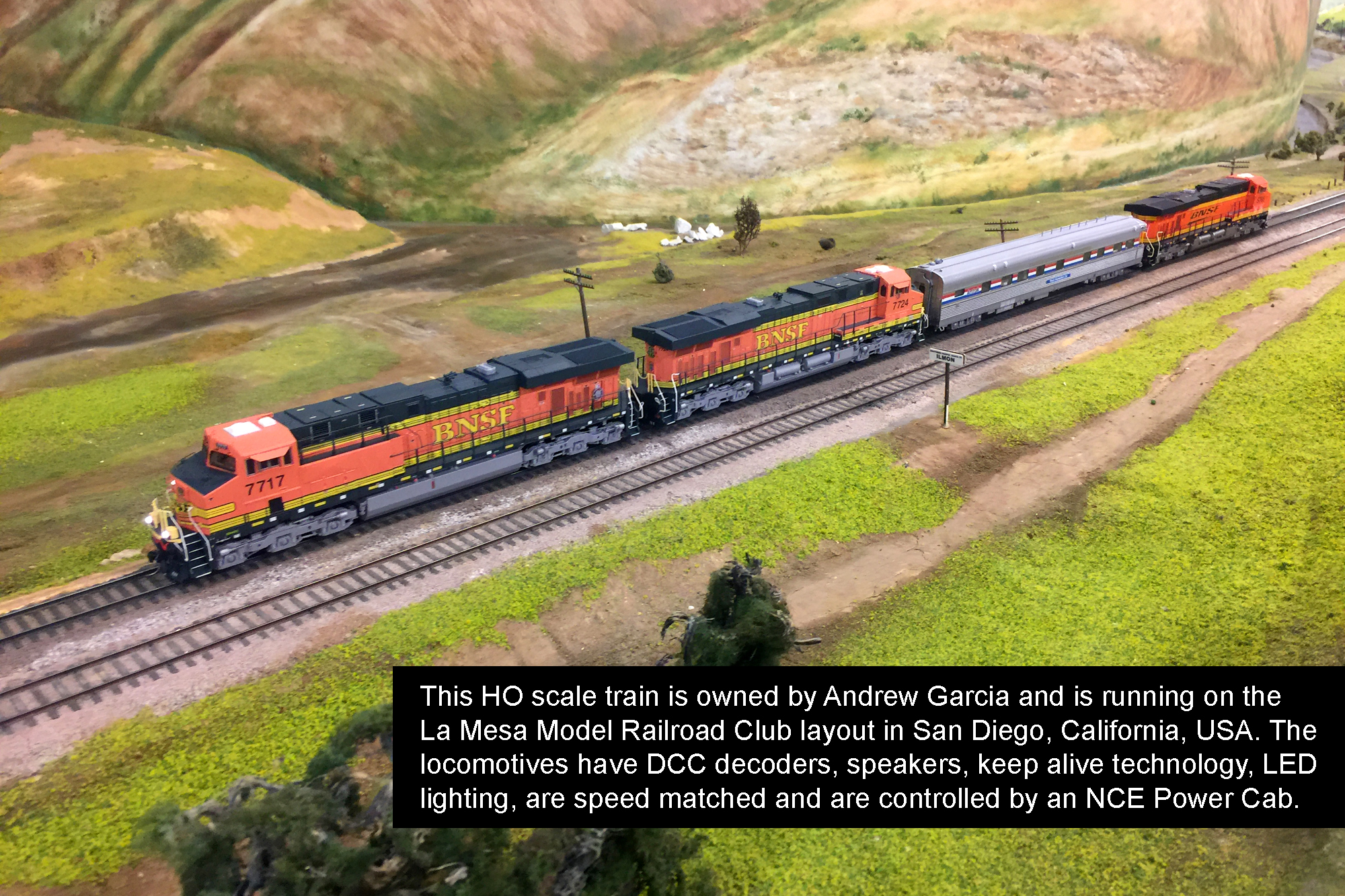 Locomotives owned by Andrew Garcia. 