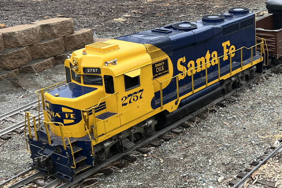 Santa Fe GP30 locomotive